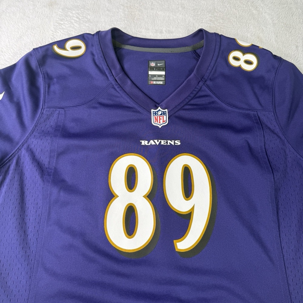 Nike Football Jersey Women's XL Purple Steve Smith Sr Baltimore Ravens #89 Field